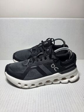 On Women's Cloudrunner 2 Running Shoes Eclipse Black Size 8